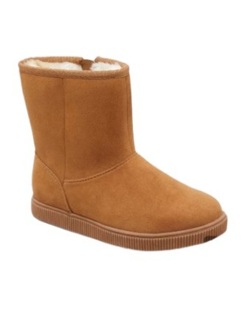 NWT Cat & Jack Holland Zipper Shearling Style Boots (Big Girls)